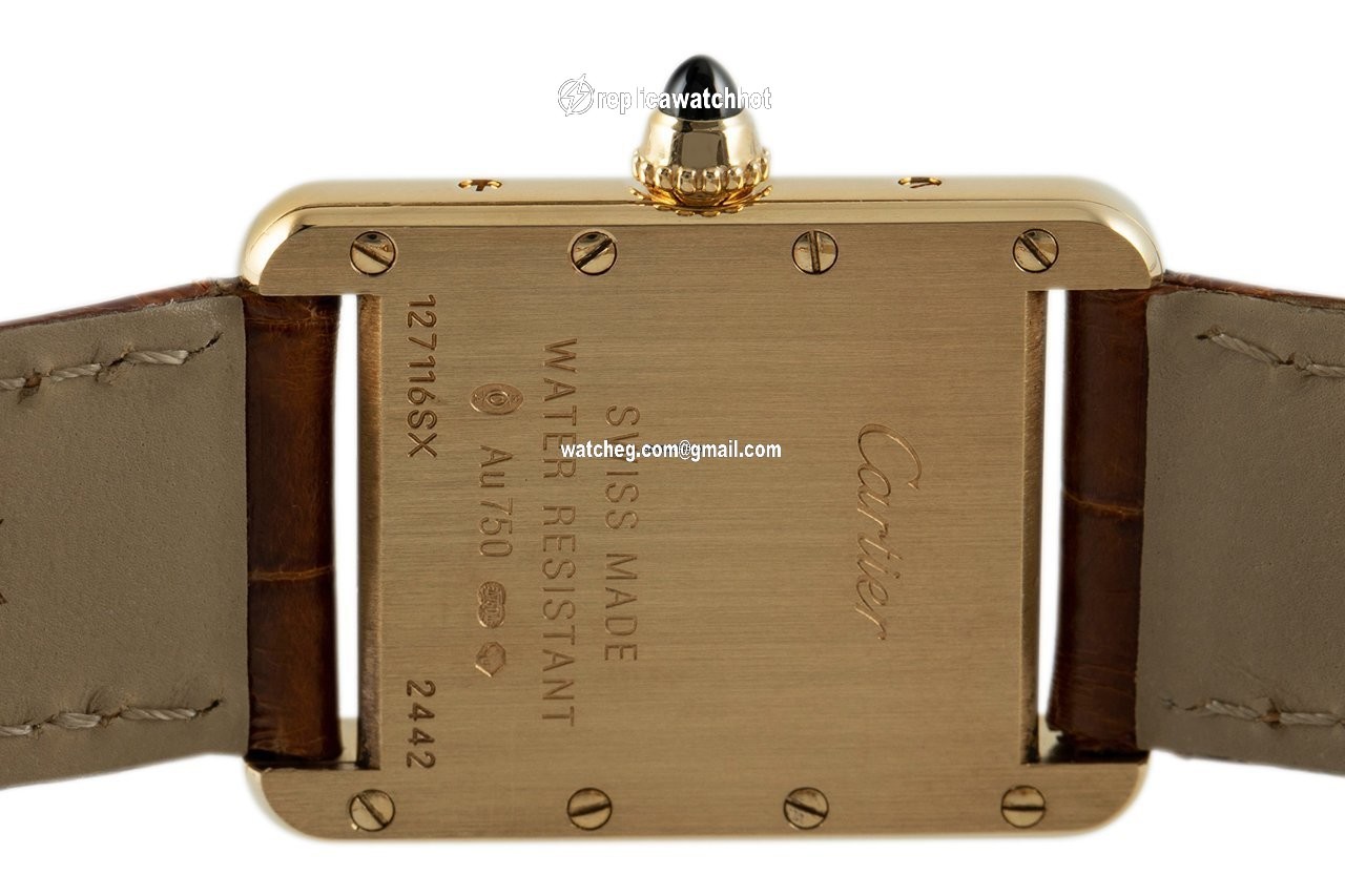 Cartier Tank Louis Cartier Womens watch Quartz Yellow gold 2442 4