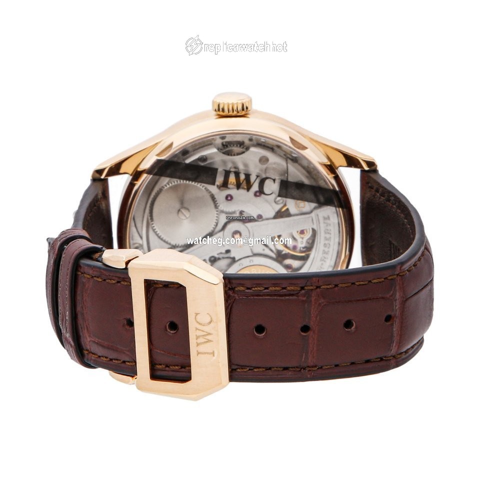 IWC Portuguese Perpetual Calendar Mens watch Unisex Automatic Rose gold IW5022-13 4