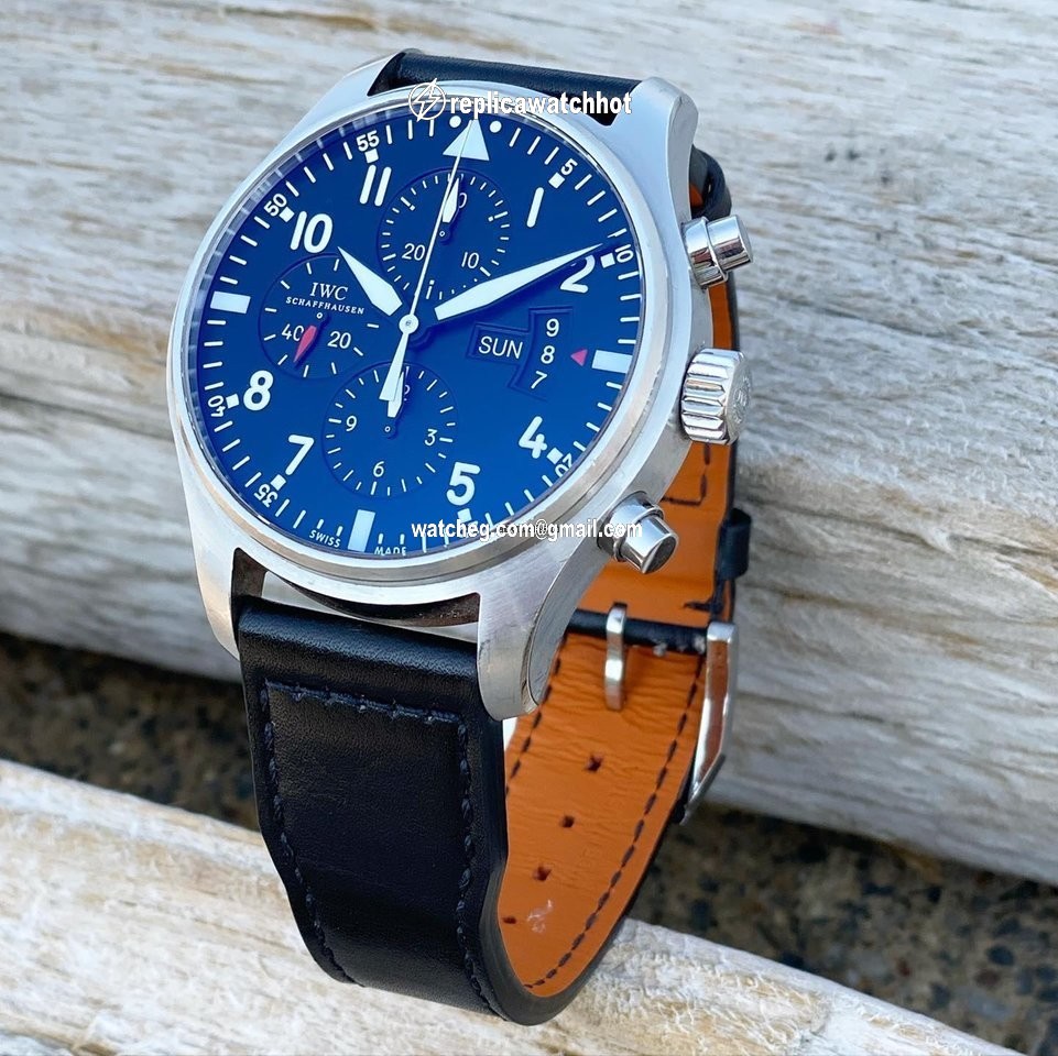 IWC Pilot Chronograph Mens watch Unisex Automatic Steel IW377701 4