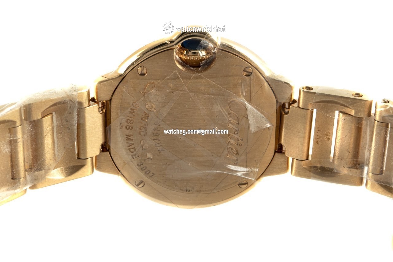 Cartier Ballon Bleu 28mm Womens watch Quartz Yellow gold WJBB0016 4