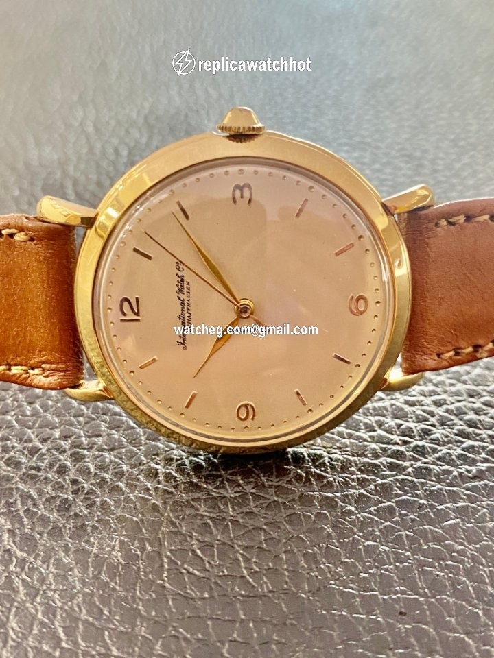 IWC Mens watch Unisex Manual winding Yellow gold 1241374 4