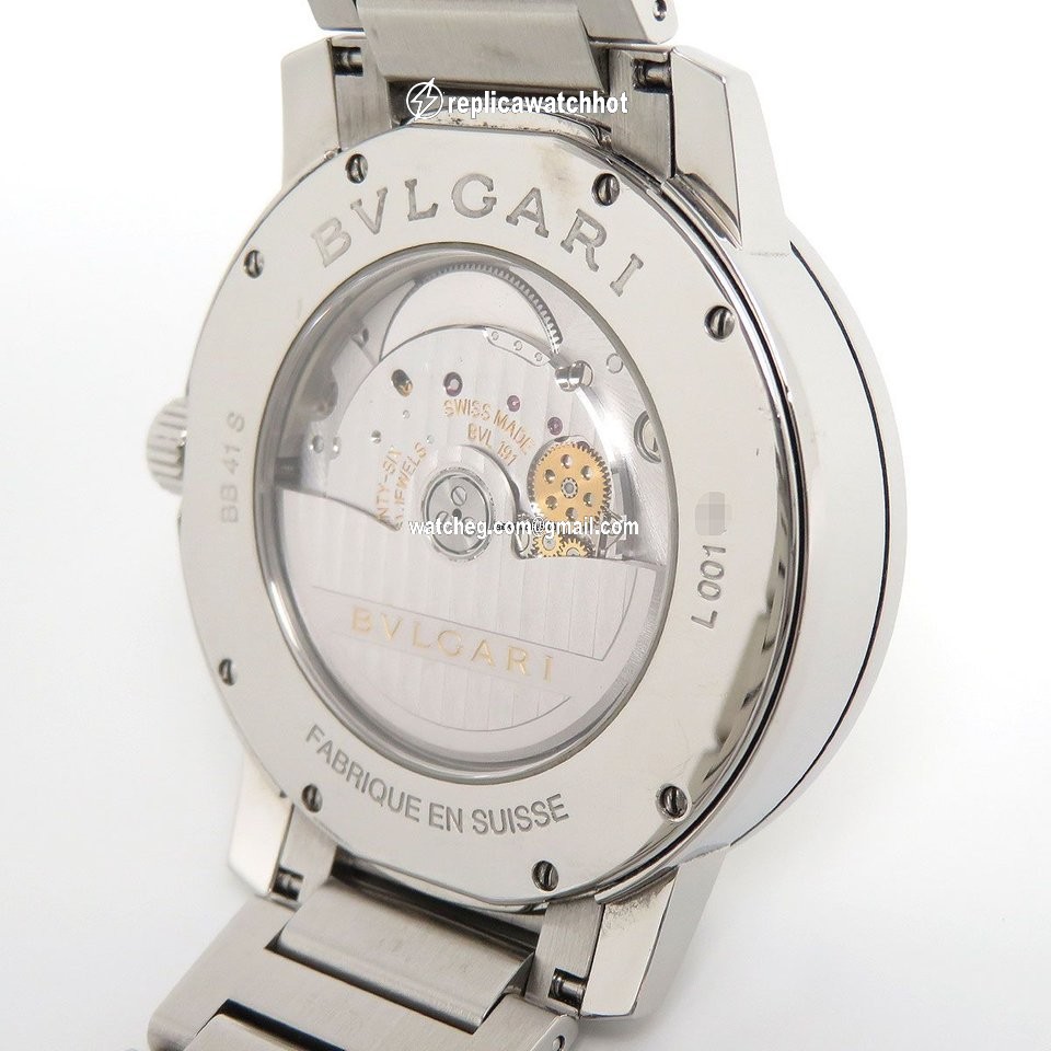 Bulgari Bulgari Mens watch Unisex Automatic Steel BB41WSSD 4