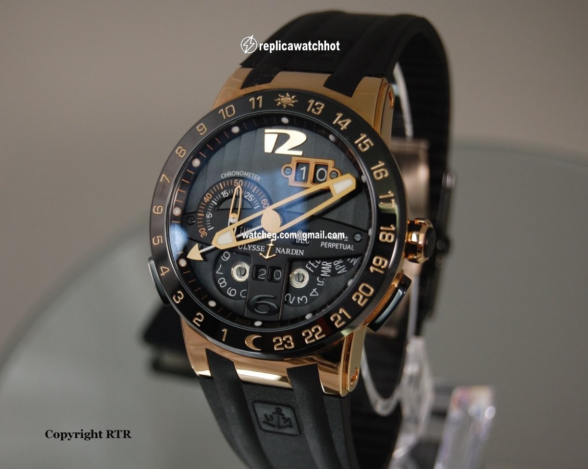 Ulysse Nardin El Toro  Black Toro Mens watch Unisex Automatic Rose gold 326-03 4