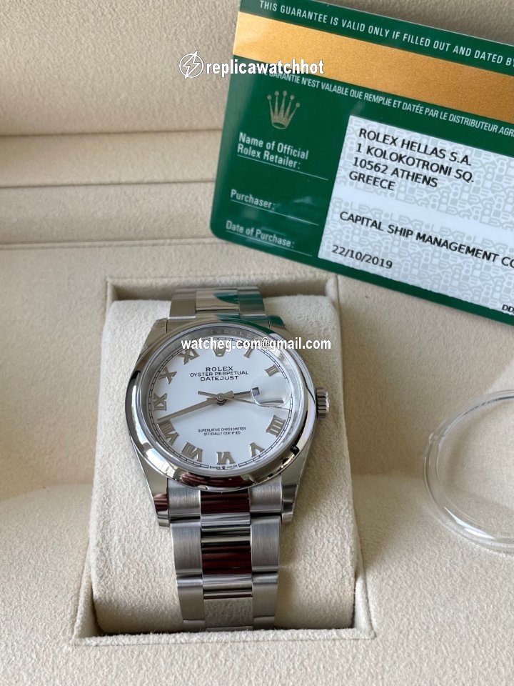 Rolex Datejust 36 Mens watch Unisex Steel Automatic 126200-0008 4