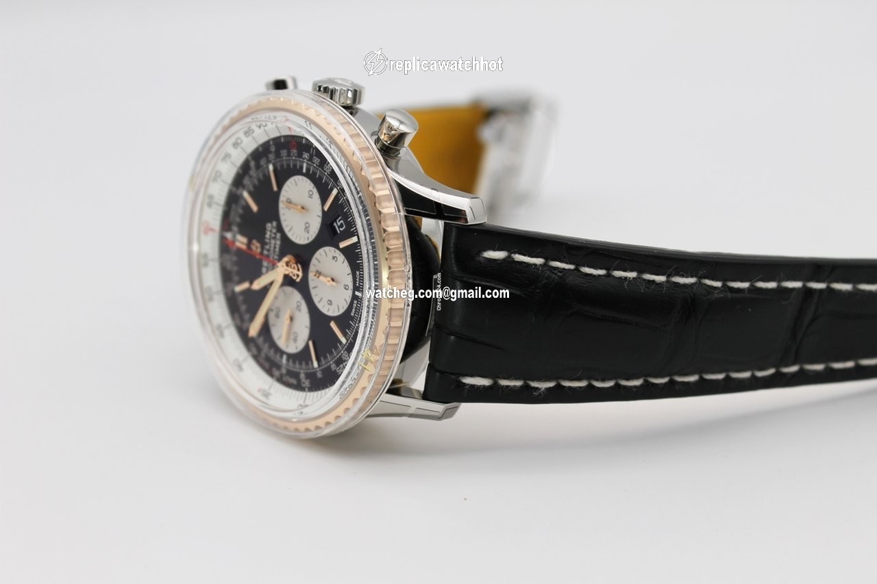 Breitling Navitimer 01 (46 MM) Mens watch Unisex Automatic Gold Steel UB0127211B1P2 4