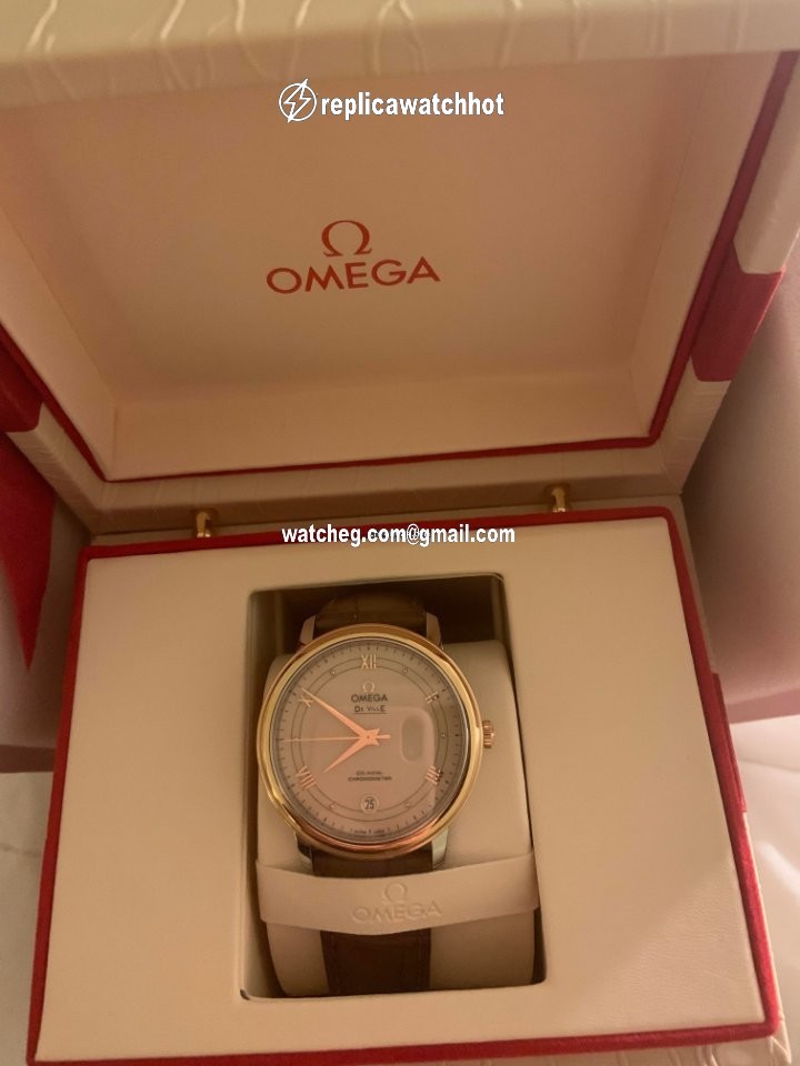 Omega De Ville Prestige Womens watch Automatic Gold Steel 424.23.37.20.09.001 4