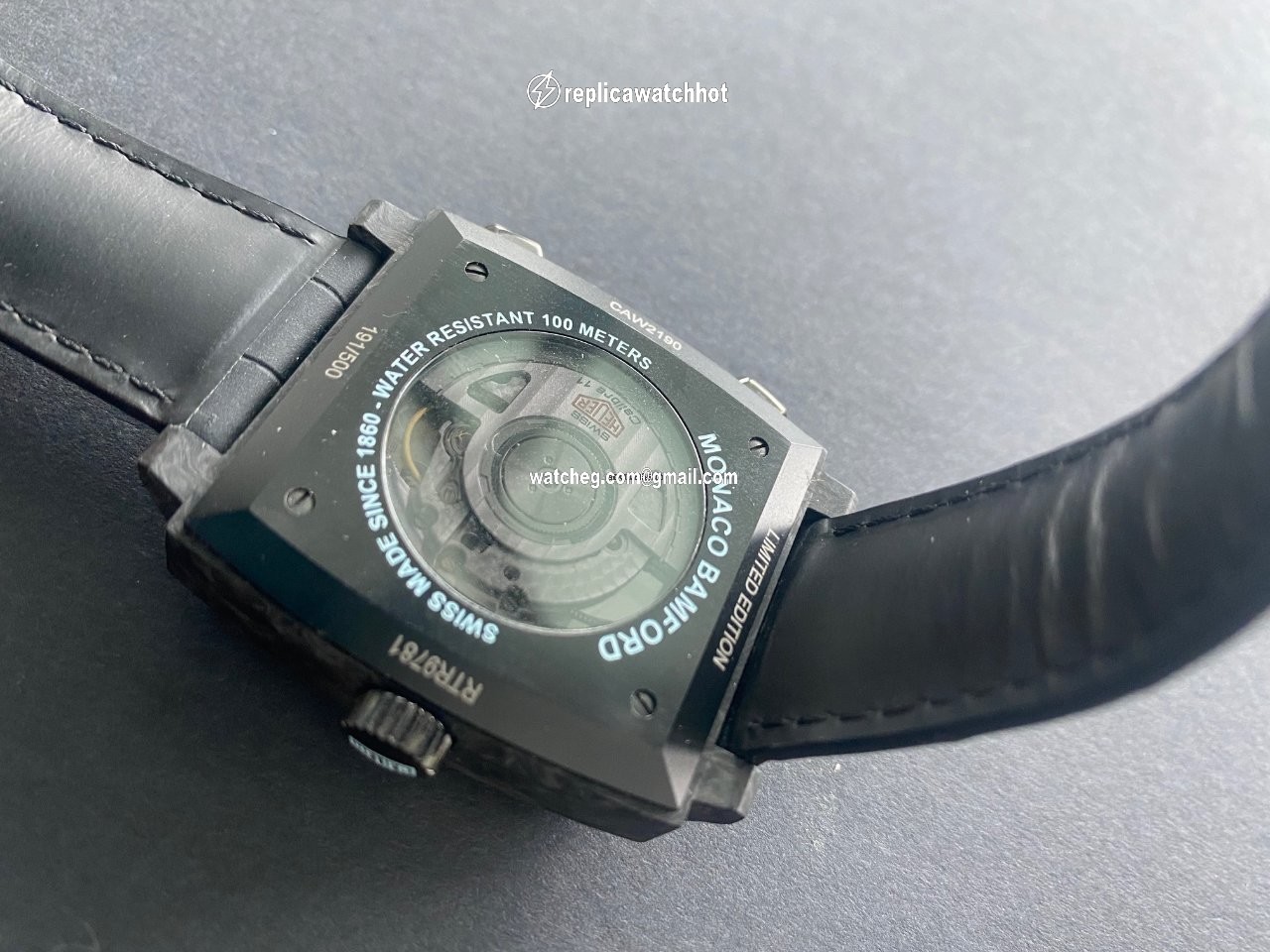 TAG Heuer Monaco Mens watch Unisex Automatic Carbon CAW2190.FC6437 4