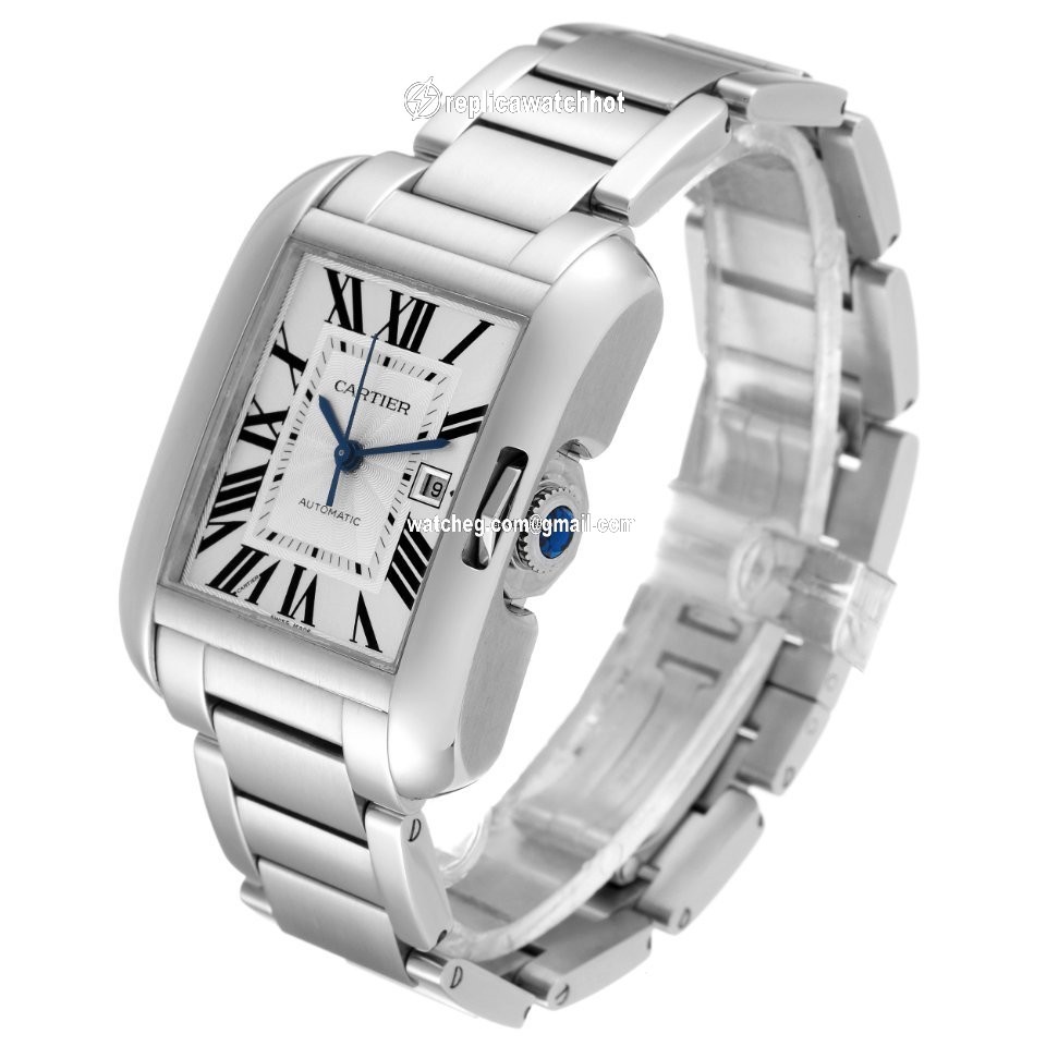 Cartier Tank Anglaise Mens watch Unisex Automatic Steel W5310009 4