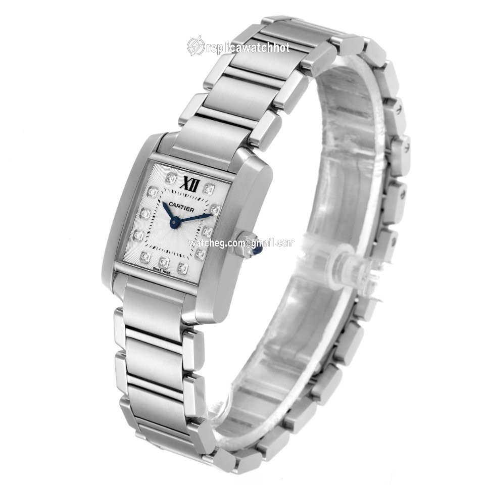 Cartier Tank Francaise Womens watch Quartz Steel WE110006 4