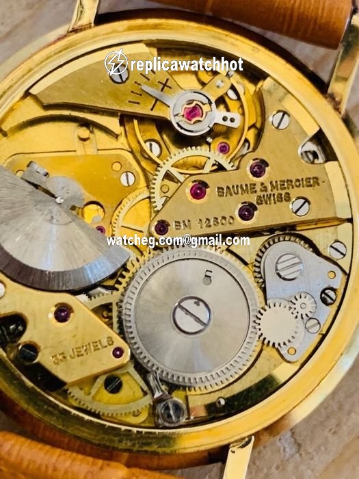 Baume & Mercier Mens watch Unisex Automatic Yellow gold 320530 & 35088 4