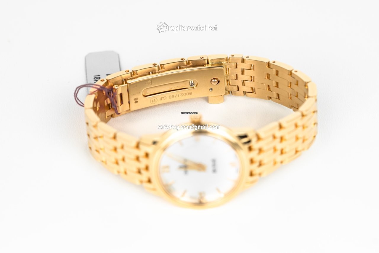 Omega De Ville Prestige Womens watch Quartz Yellow gold 424.50.27.60.05.001 4