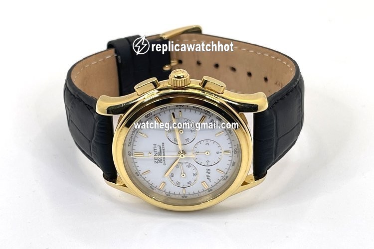 Zenith El Primero Chronograph Mens watch Unisex Automatic Yellow gold 30.0220.400 4