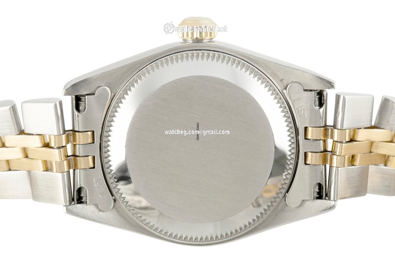 Rolex Oyster Perpetual Womens watch Gold Steel Automatic 76183 4