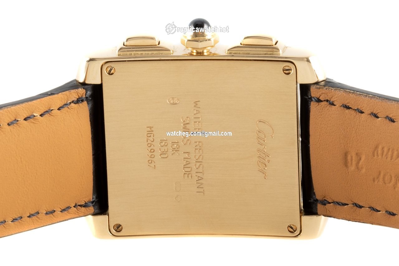 Cartier Tank Francaise Mens watch Unisex Quartz Yellow gold 1830 4