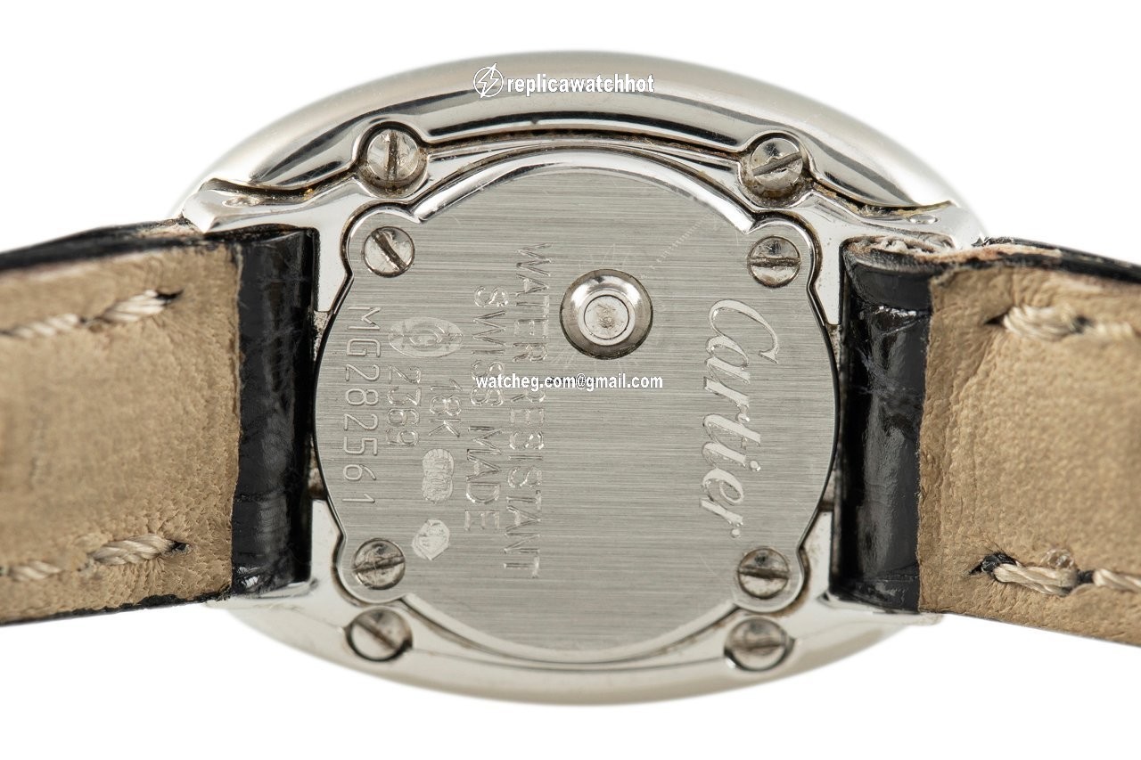 Cartier Baignoire Womens watch Quartz White gold 2369 4