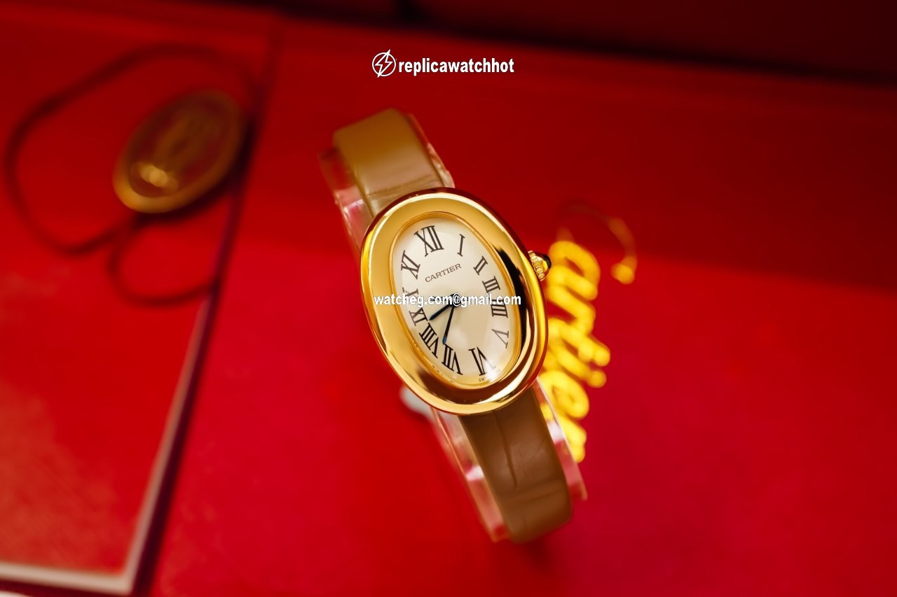 Cartier Baignoire Womens watch Quartz Yellow gold WGBA0007 4