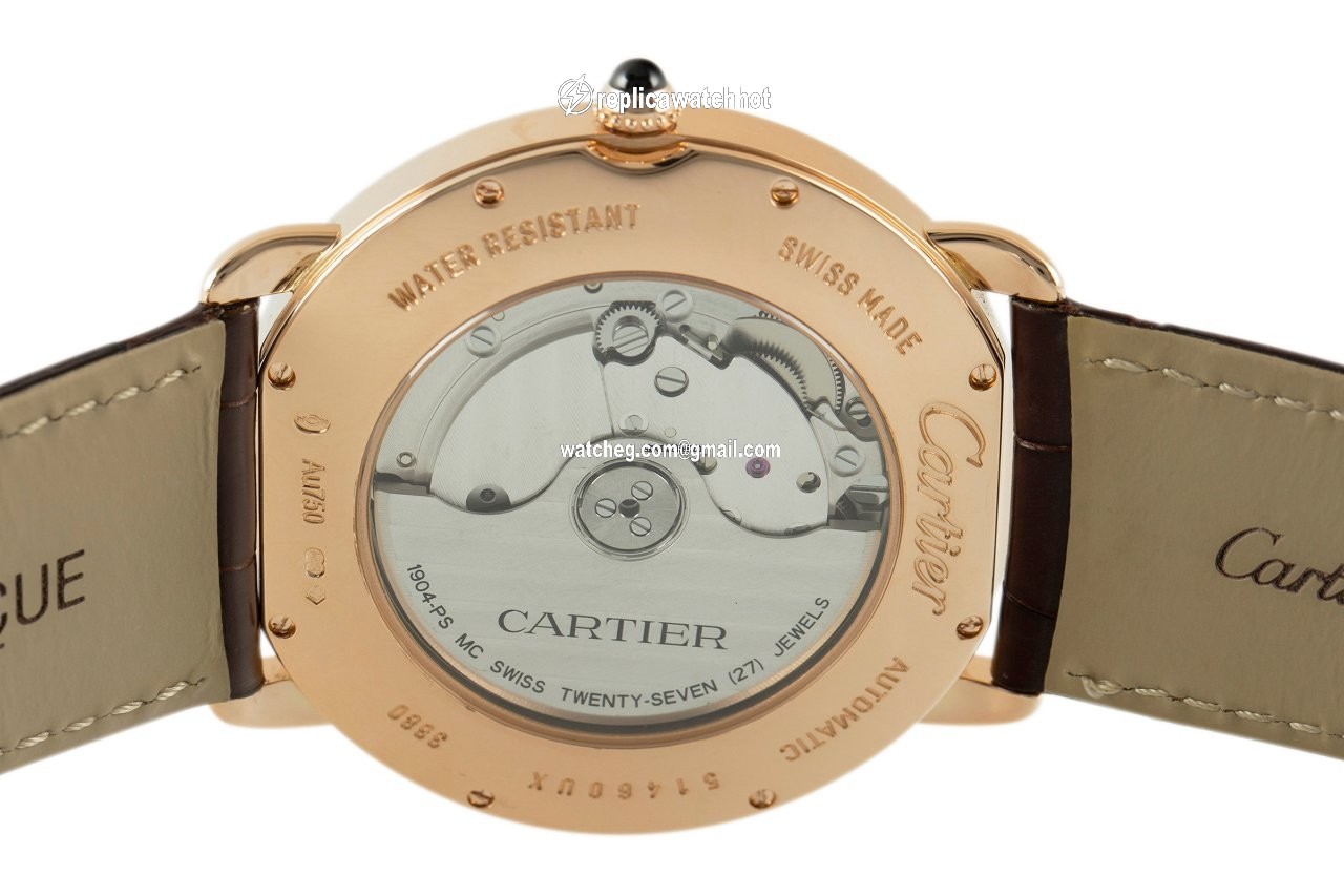 Cartier Ronde Louis Cartier Mens watch Unisex Automatic Red gold W6801005 4