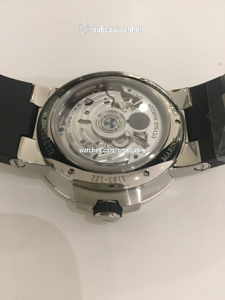 Ulysse Nardin Marine Chronometer Manufacture Mens watch Unisex Automatic Steel 1183-122-3 42 V2 4