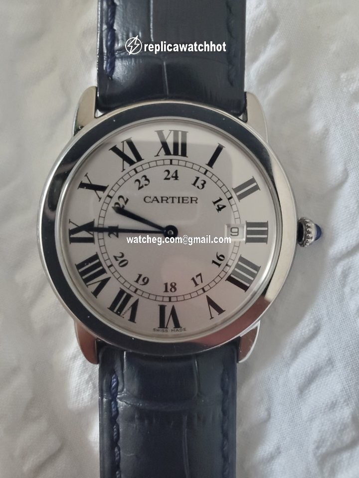 Cartier Ronde Solo de Cartier Mens watch Unisex Quartz Steel 3603 4
