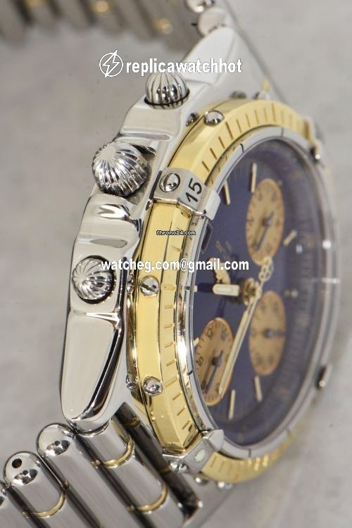 Breitling Chronomat Mens watch Unisex Automatic Gold Steel D13050 4