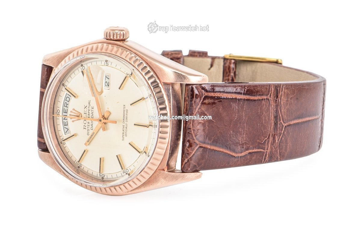 Rolex Day-Date 36 Mens watch Unisex Rose gold Automatic 1803 4