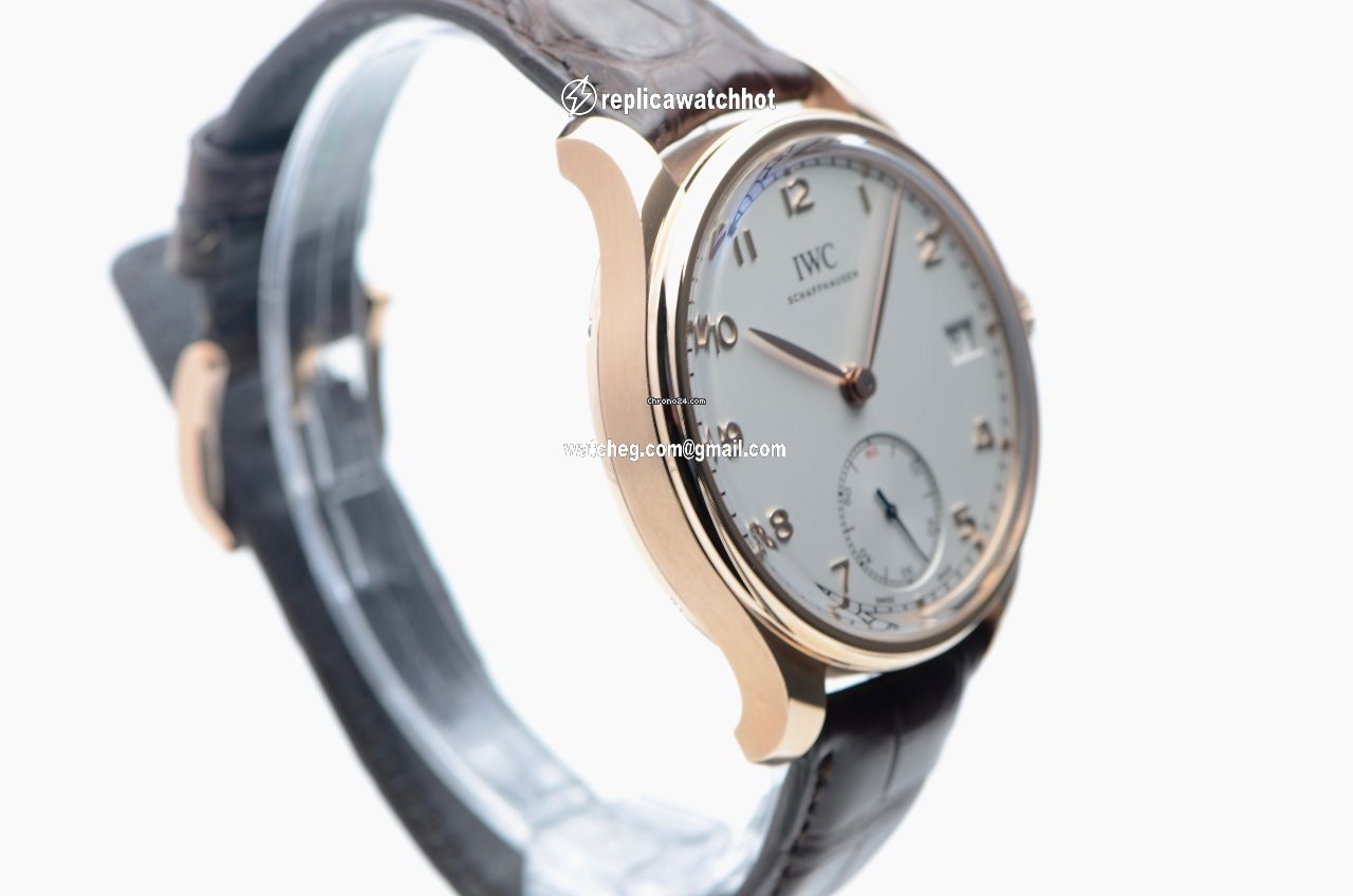 IWC Portuguese Hand-Wound Mens watch Unisex Manual winding Rose gold IW510204 4