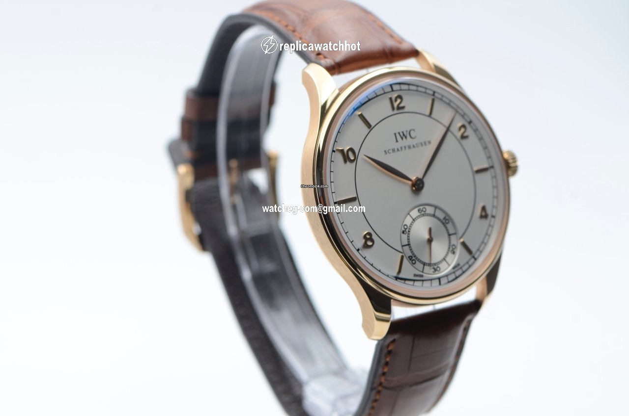 IWC Portuguese Hand-Wound Mens watch Unisex Manual winding Rose gold IW544503 4