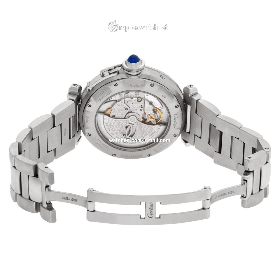 Cartier Pasha Mens watch Unisex Automatic Steel W31037H3 4