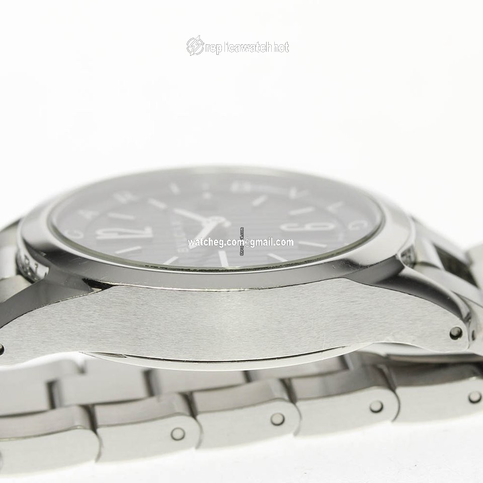 Bulgari Mens watch Unisex Quartz Steel ST30S 4