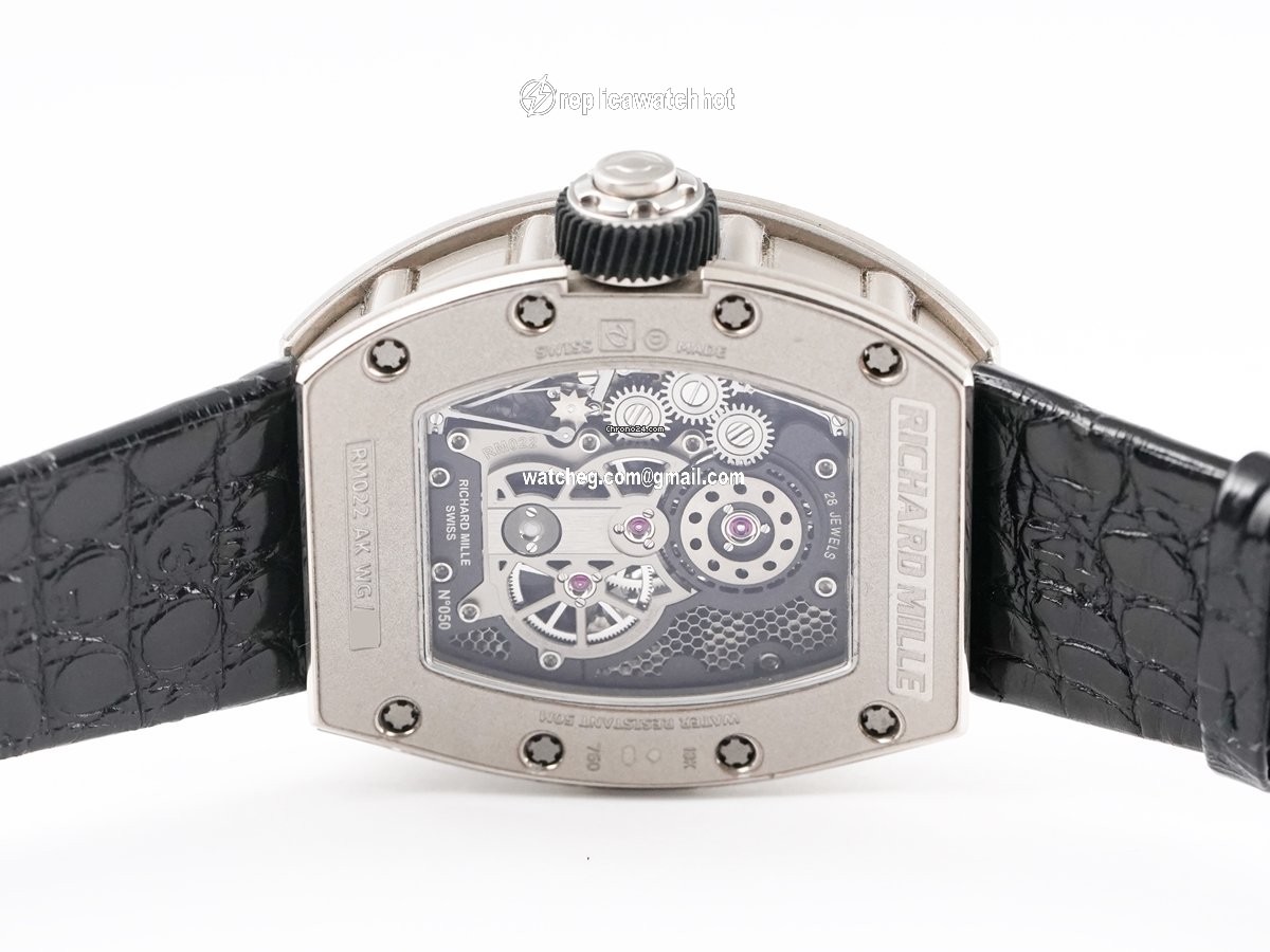 Richard Mille Mens watch Unisex Manual winding White gold RM 022 4