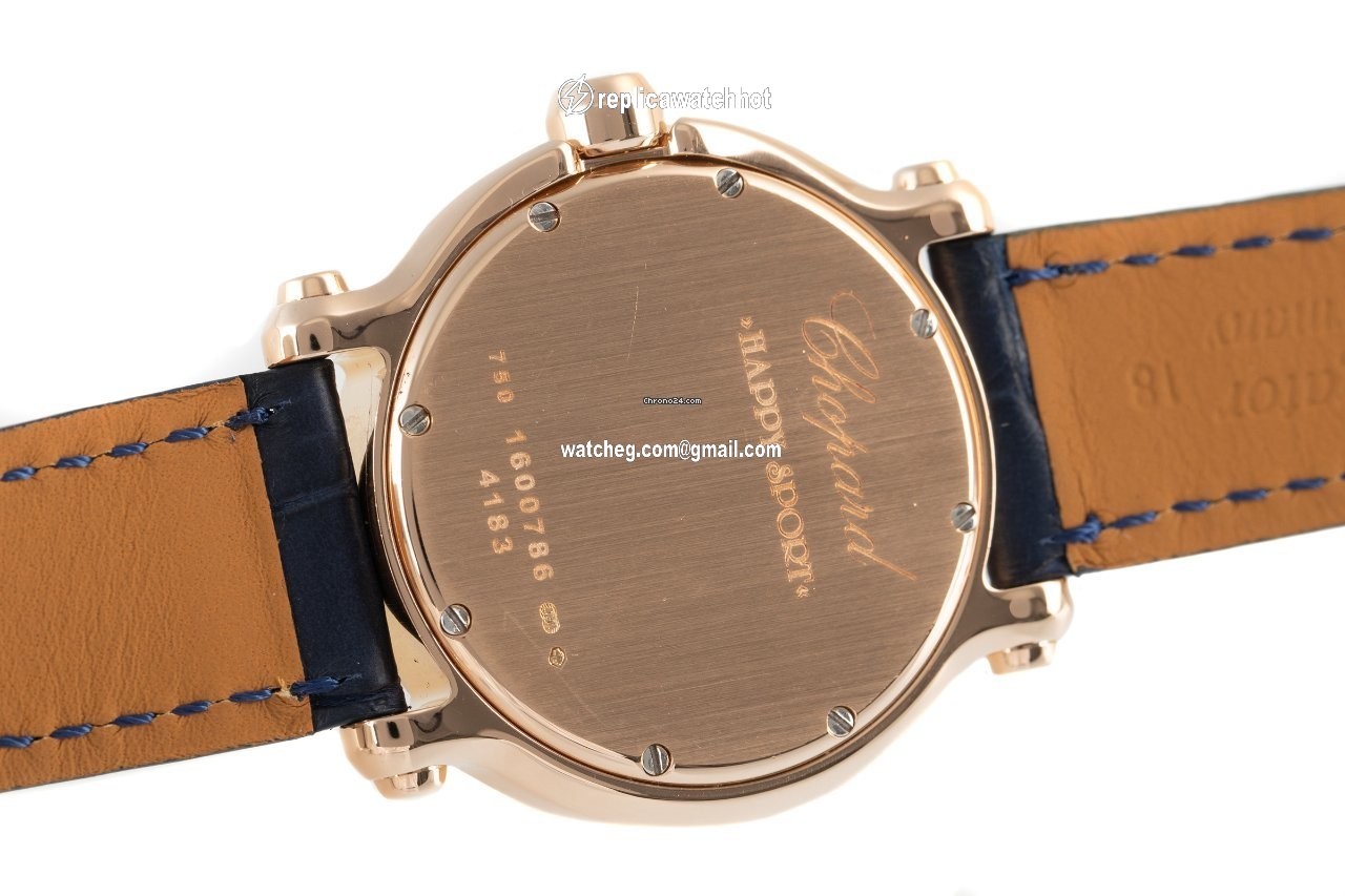 Chopard Happy Sport Womens watch Quartz Red gold 4183 4