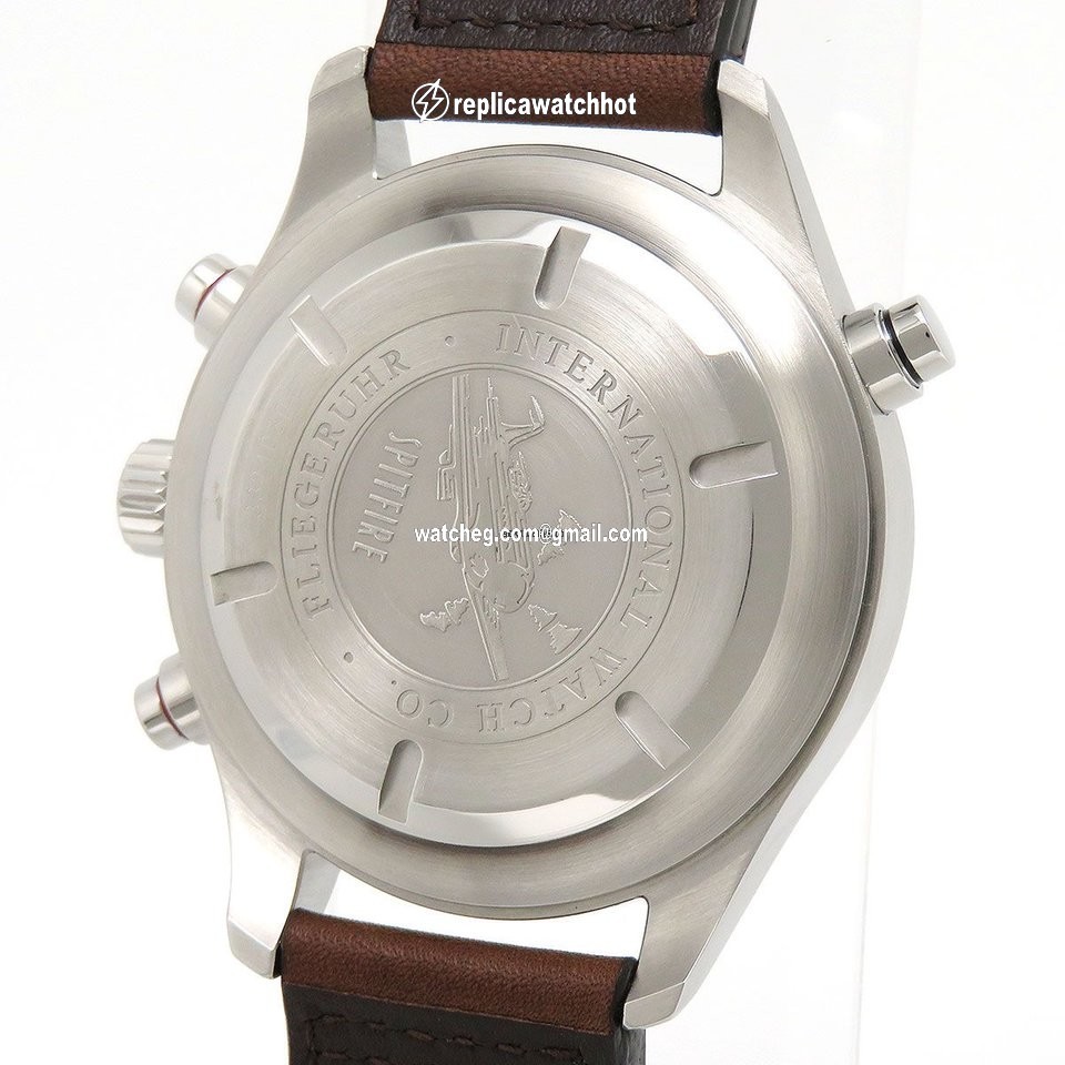 IWC Pilot Double Chronograph Mens watch Unisex Automatic Steel IW371802 4