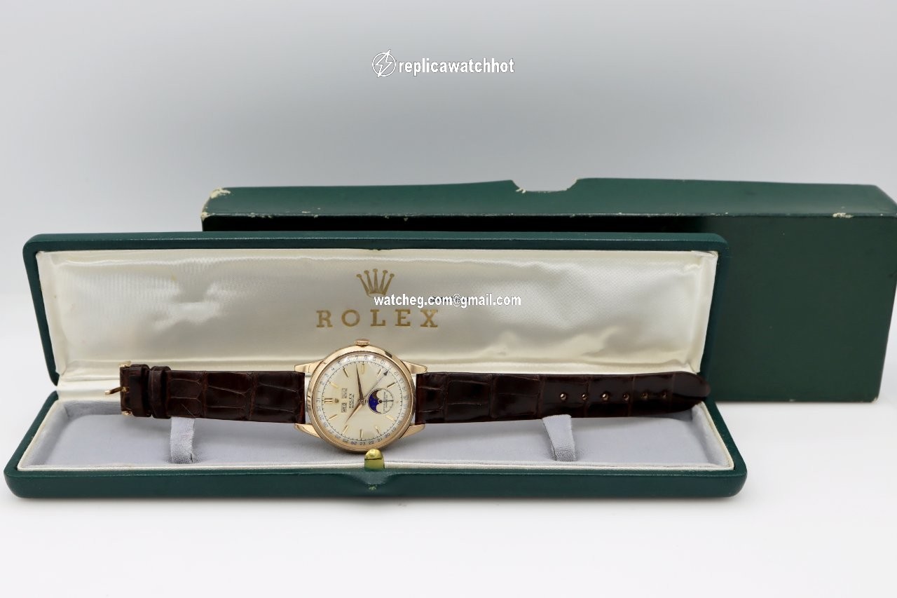 Rolex Mens watch Unisex Rose gold Automatic 8171 4