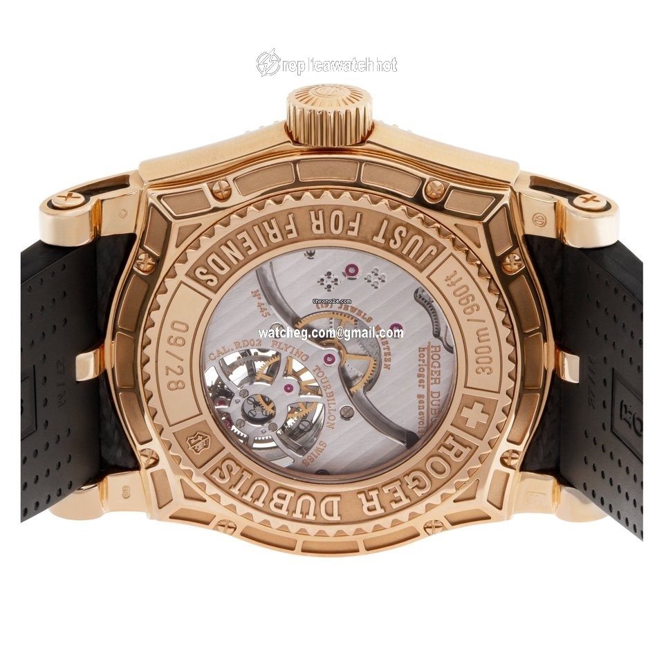 Roger Dubuis Easy Diver Mens watch Unisex Manual winding Rose gold SE48 02 5 K9.53 4
