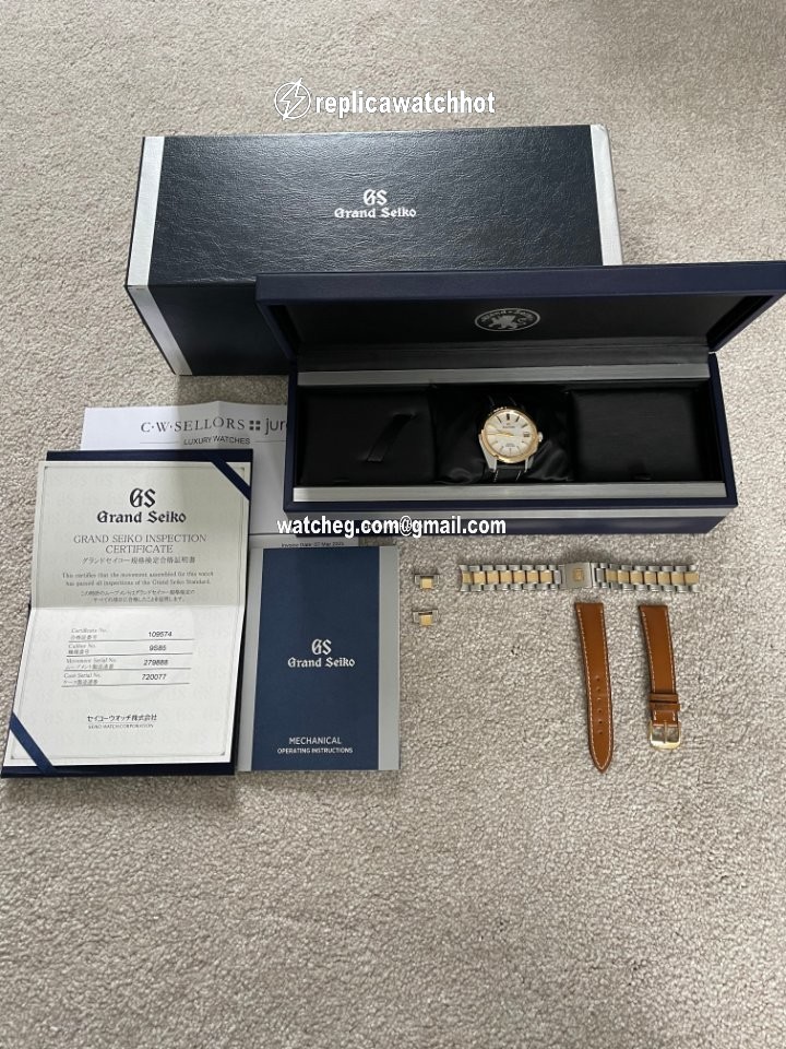 Seiko Grand Seiko Mens watch Unisex Automatic Gold Steel SBGH252 4