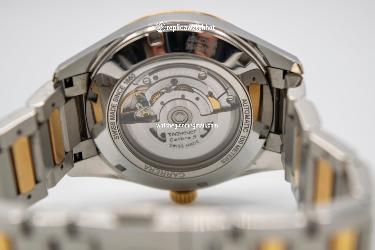TAG Heuer Carrera Calibre 5 Mens watch Unisex Automatic Steel WAR215E.BD0784 4