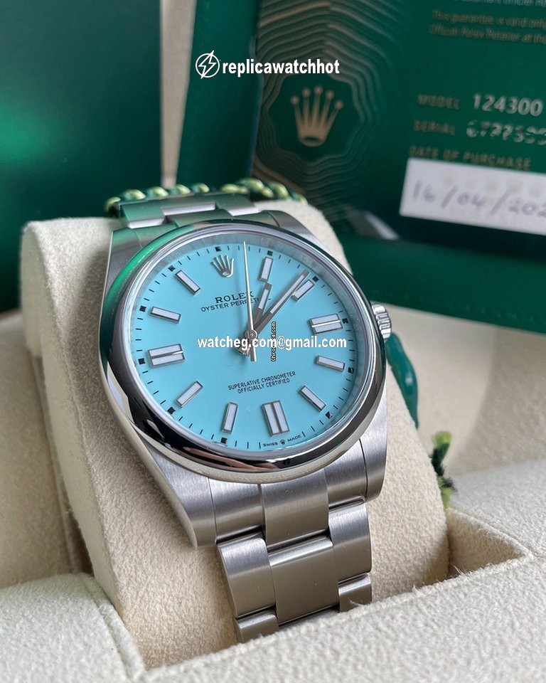 Rolex Oyster Perpetual 41 Mens watch Unisex Steel Automatic 124300-0006 4