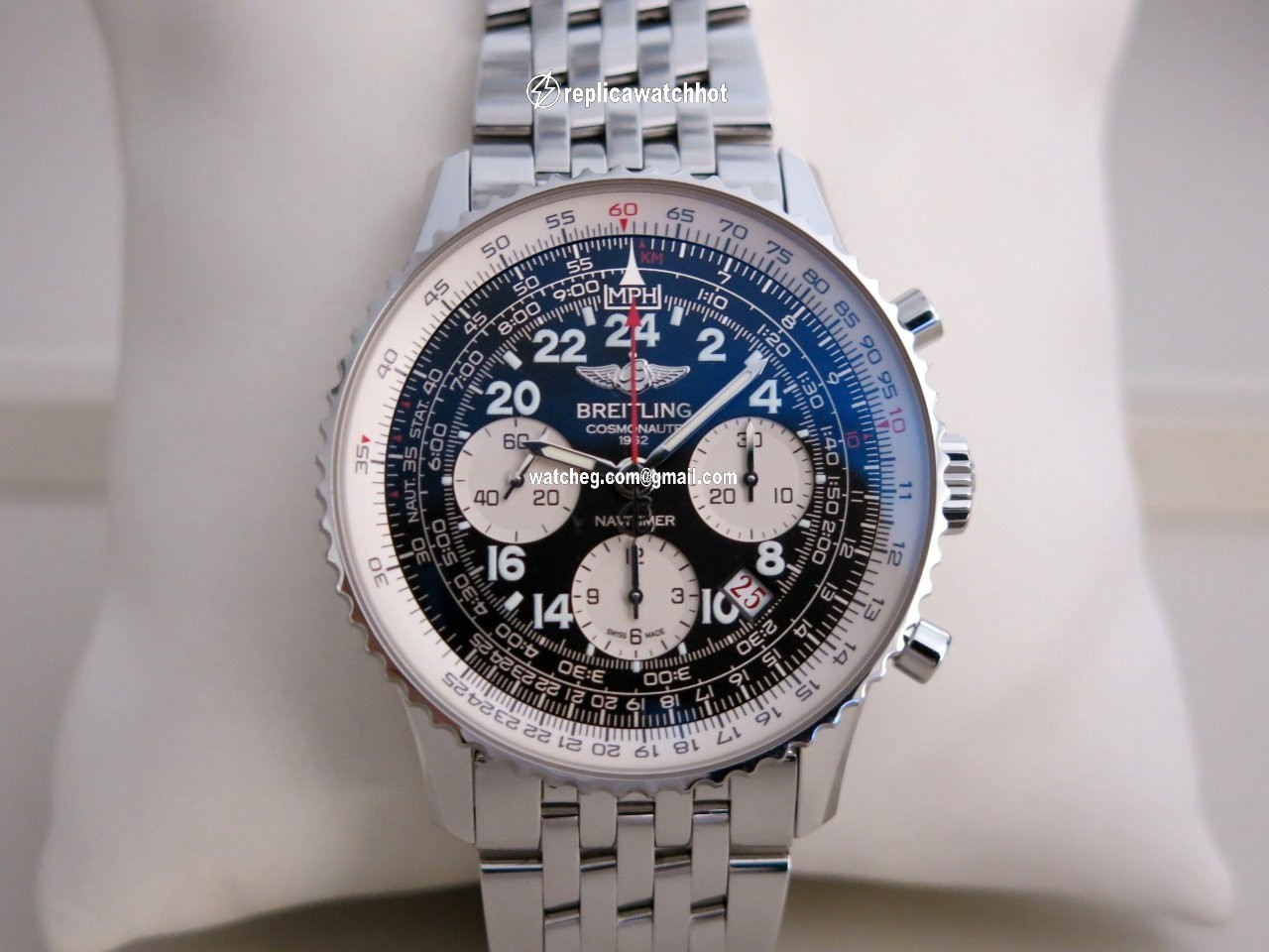 Breitling Navitimer Cosmonaute Mens watch Unisex Manual winding Steel AB021012 BB59 4