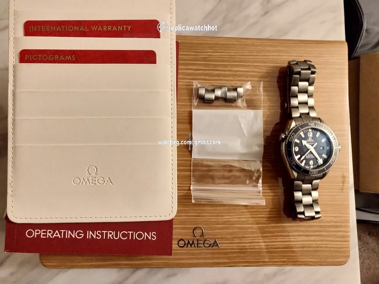 Omega Seamaster Planet Ocean Mens watch Unisex Automatic Titanium 232.90.38.20.03.001 4