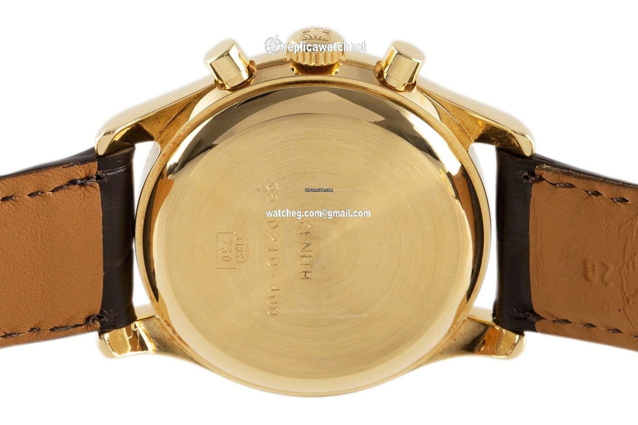 Zenith El Primero Chronograph Mens watch Unisex Automatic Yellow gold 06-0210-400 4