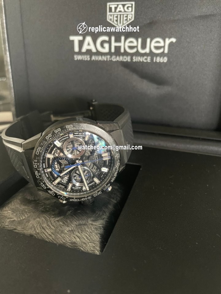 TAG Heuer Carrera Mens watch Unisex Automatic Carbon CBG2017.FT6143 4