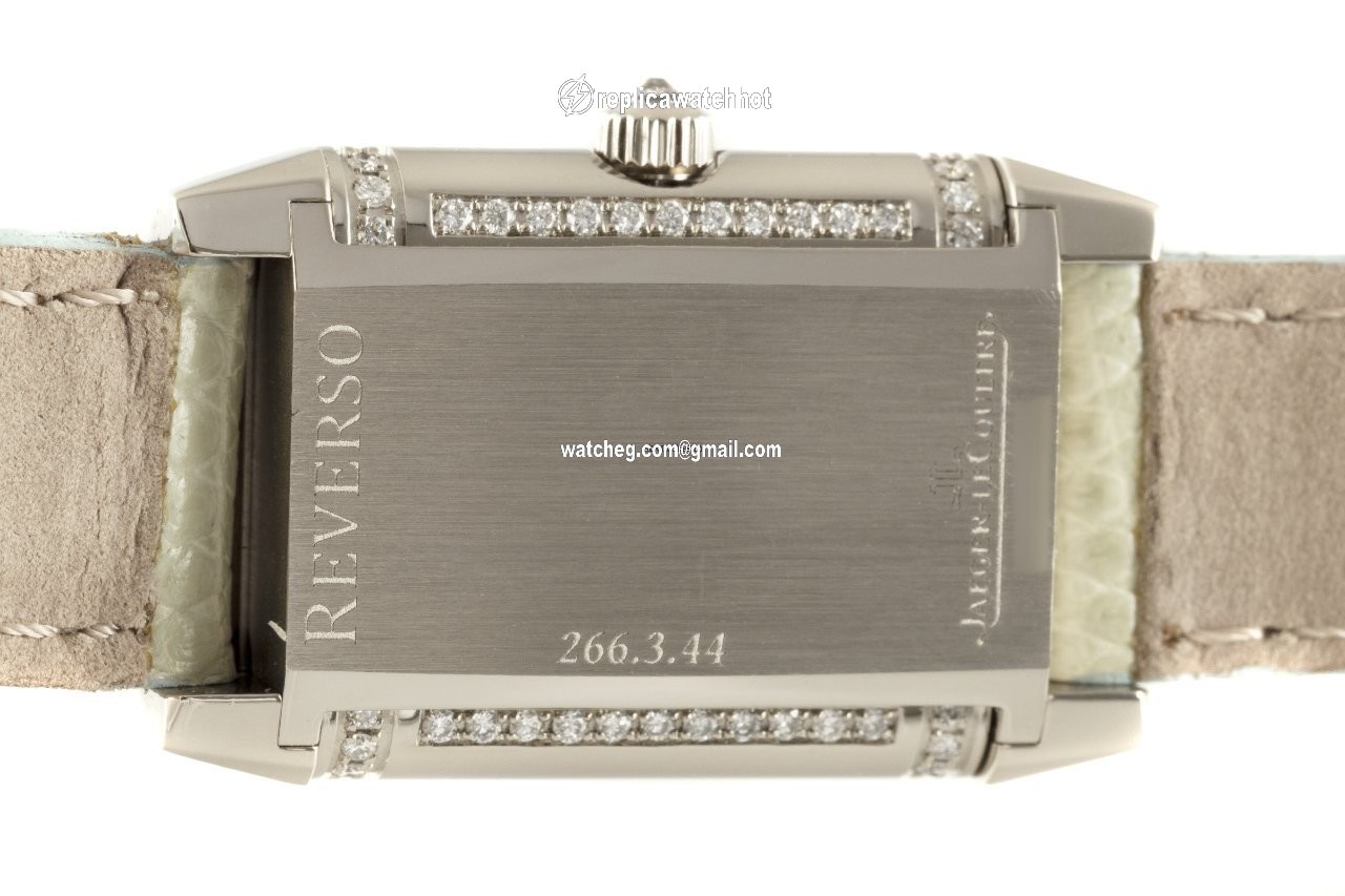 Jaeger-LeCoultre Reverso Duetto Womens watch Manual winding White gold 266.3.44 4