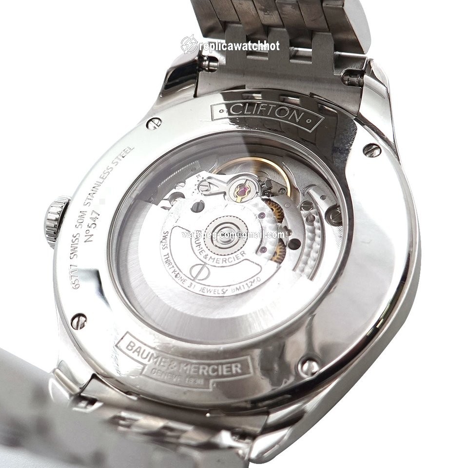 Baume & Mercier Clifton Mens watch Unisex Automatic Steel 65717 MOA10100 4