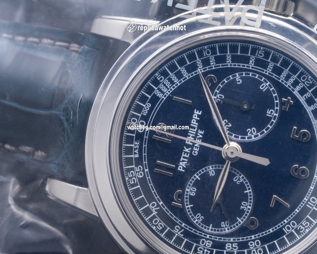 Patek Philippe Chronograph Mens watch Unisex Manual winding Platinum 5070P 4