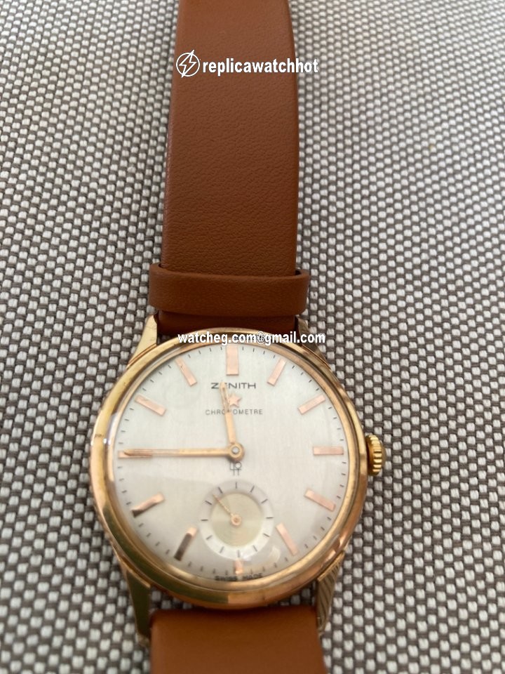 Zenith Mens watch Unisex Manual winding Rose gold 082765 4