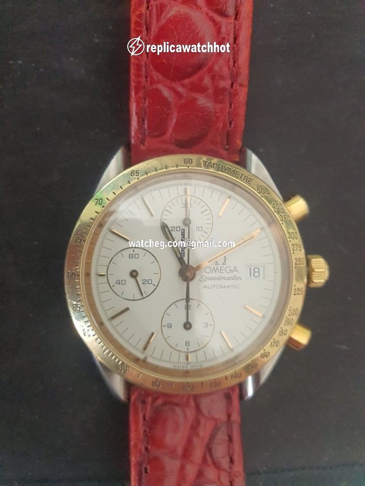 Omega Speedmaster Mens watch Unisex Automatic Gold Steel 1750043 4