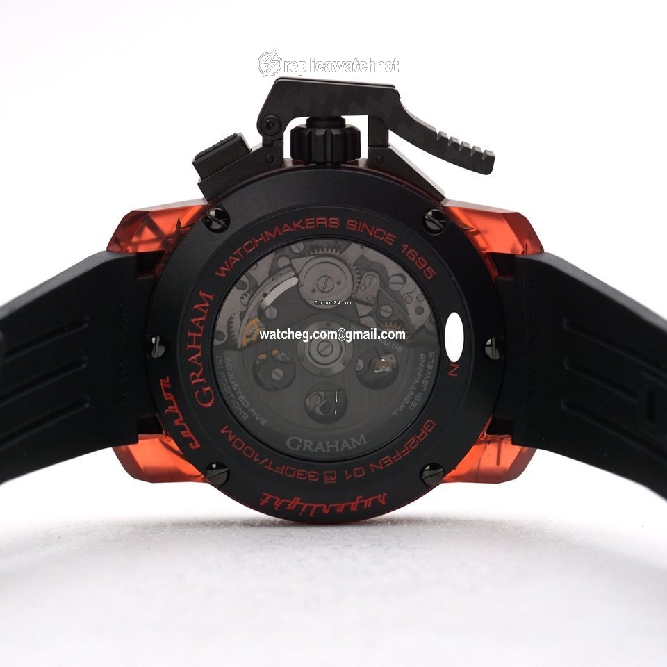 Graham Chronofighter Mens watch Unisex Automatic Carbon 2CCCK.B41A 4