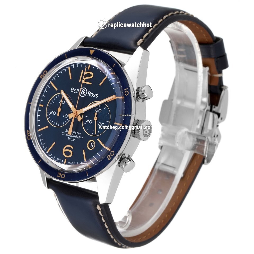 Bell & Ross Vintage Mens watch Unisex Automatic Steel BR12694 4