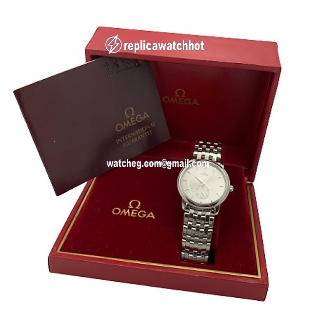 Omega De Ville Prestige Mens watch Unisex Manual winding Steel 45203100 4