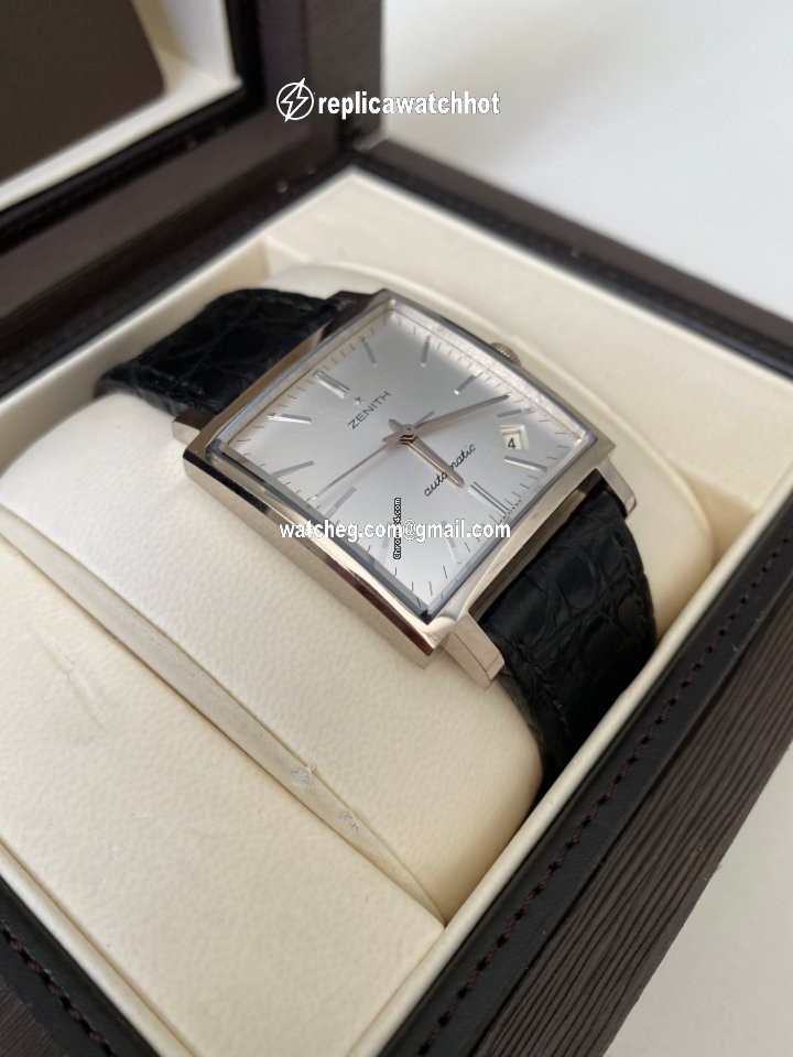 Zenith New Vintage 1965 Mens watch Unisex Automatic White gold 65.1965.670 4